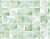 Панель ПВХ плитка перламутровая зеленая 955*480